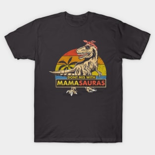 Mamasauras  T. rex dinasour funny mama T-Shirt